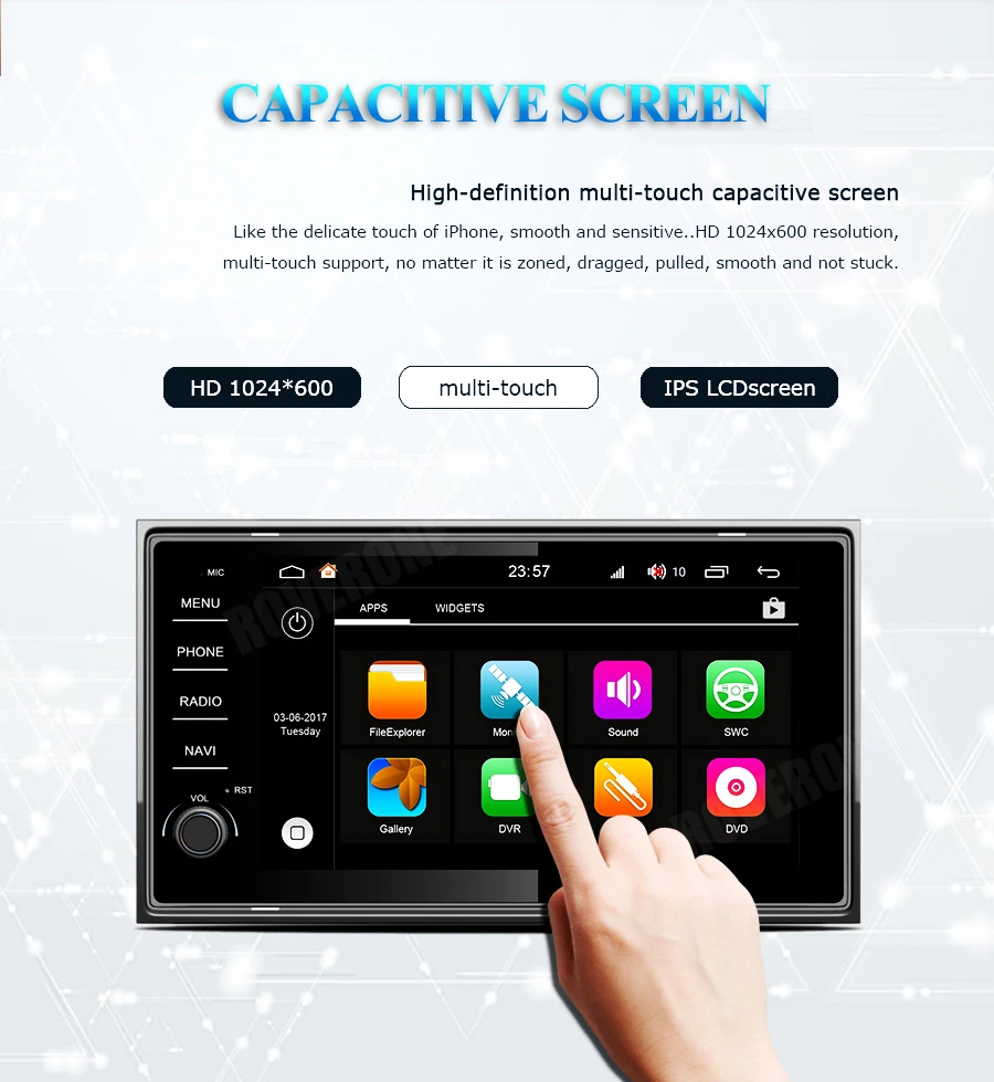 Discount Android 8.0 Universal 2Din 6.2 Inch Touch Screen Car Radio Stereo Automotivo DVD GPS Navigation Media Autoradio Head Unit S200 23