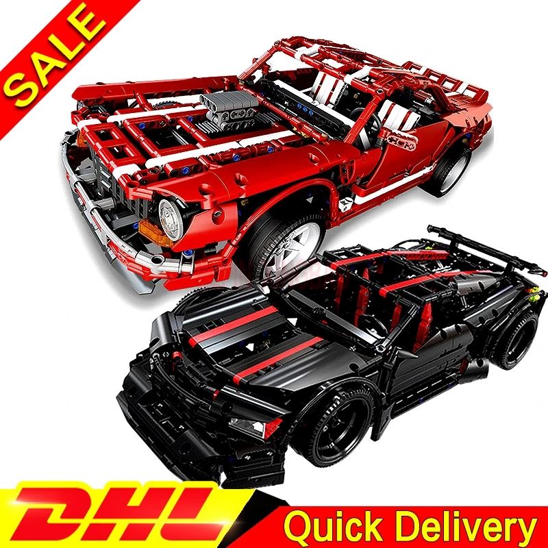 

XingBao 07001 The 2014 Muscles Car + XingBao 07003 The Assassin X19 Blocks Bricks leleings Toys Model DIY Children's Christmas