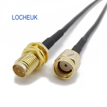 RP-SMA штекер к RP SMA женский удлинитель WiFi маршрутизатор RP SMA штекер к RP SMA разъем RG174 RF кабель 10 см 15 см 20 см 30 см 50 см 1 м