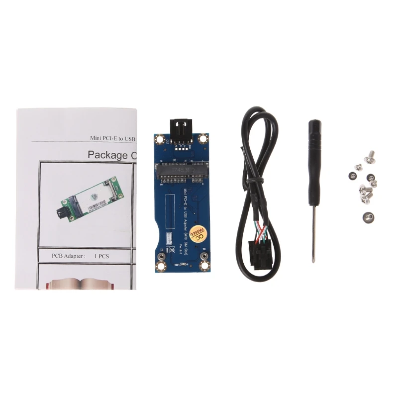 

Mini PCI-E To USB With SIM Card Adapter For WWAN/LTE Module-Horizontal Connector