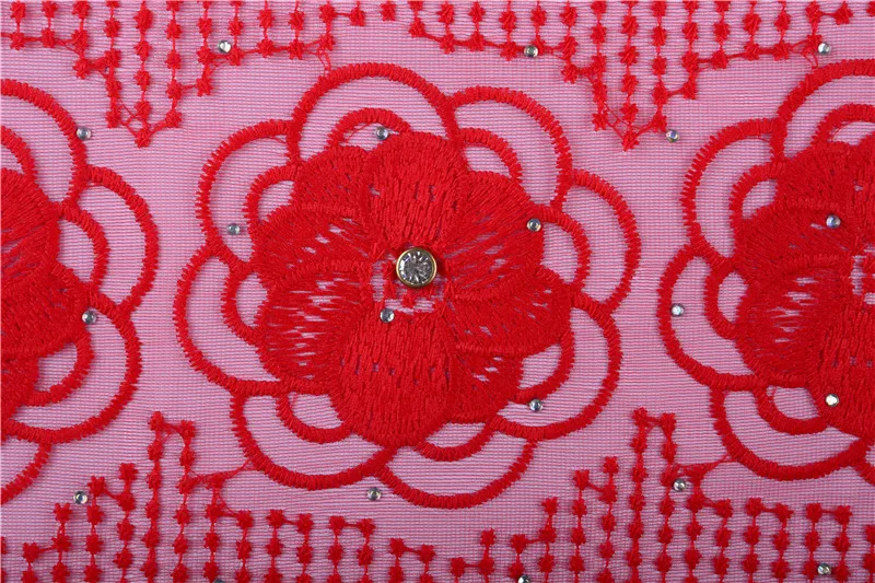 Последние розовые нигерийские кружева ткани высокого качества Африканские кружева ткань для свадебного платья французский Тюль Кружева с бисером Y1420