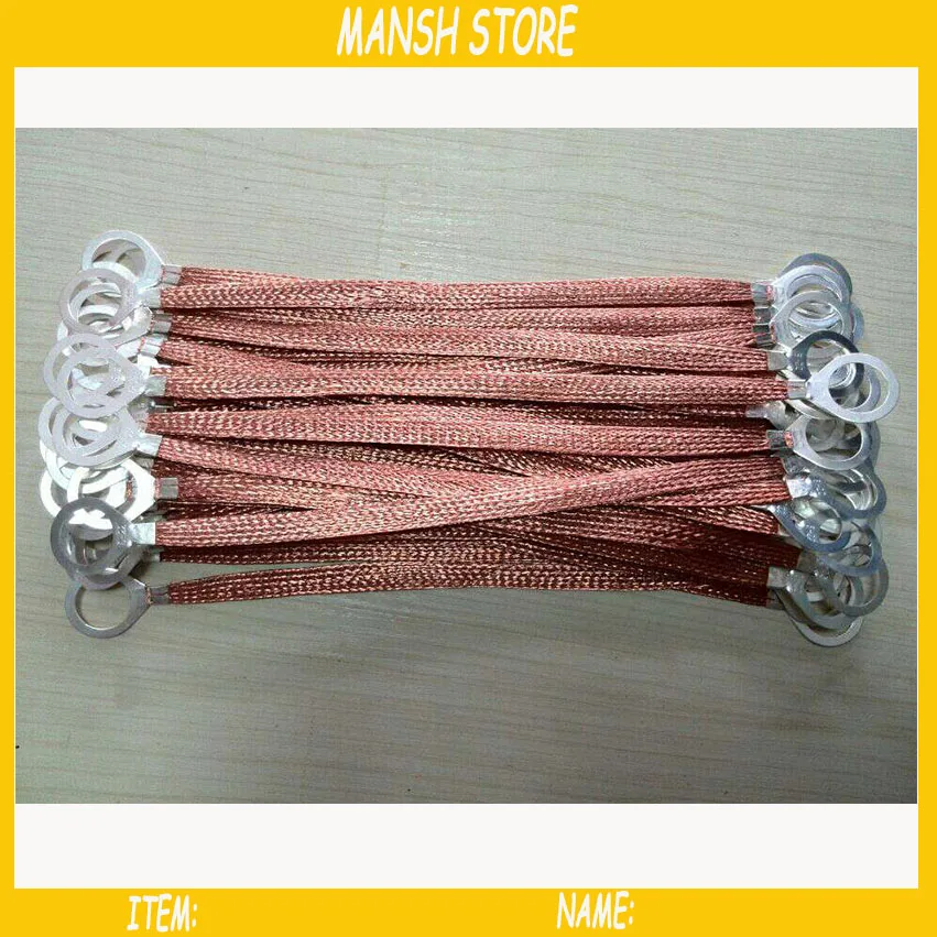 M8 M20*150mm OT Jumper Wire Copper Connector (6 square) Wire Jumper for