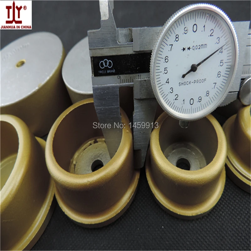 Golden thick (6pcs/set) medium welding parts die head 20/25/32/40/50/63mm Welding Mold PPR/PE/PB Water Pipe hotmelt butt weld