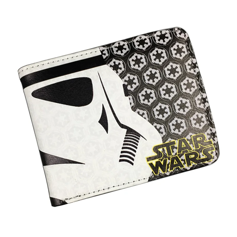 

Bioworld Anime Wallet Starwar Star Wars Short Purse Leather Credit Card Holder Bags Gift Boy Girls Folder Wallets 4.5*3.5 inch