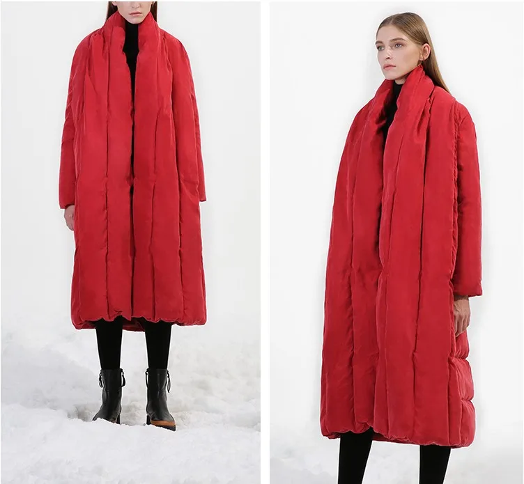 7XL 8XL, плюс размер, большой размер, толстое теплое пальто на 90% утином пуху, женская зимняя куртка на утином пуху, X-long, толстый теплый пуховик, wj1535