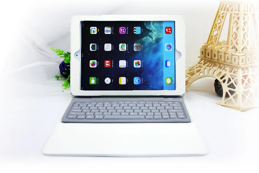 Мягкая Силиконовая Водонепроницаемая беспроводная Bluetooth клавиатура для Ipad AIR