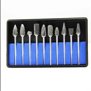 

Multi-Function 10pcs Quality Steel Dental Burs Lab Burrs Tooth Drill for Handpiece Polisher Teeth Whitening Dental Lab Equipment