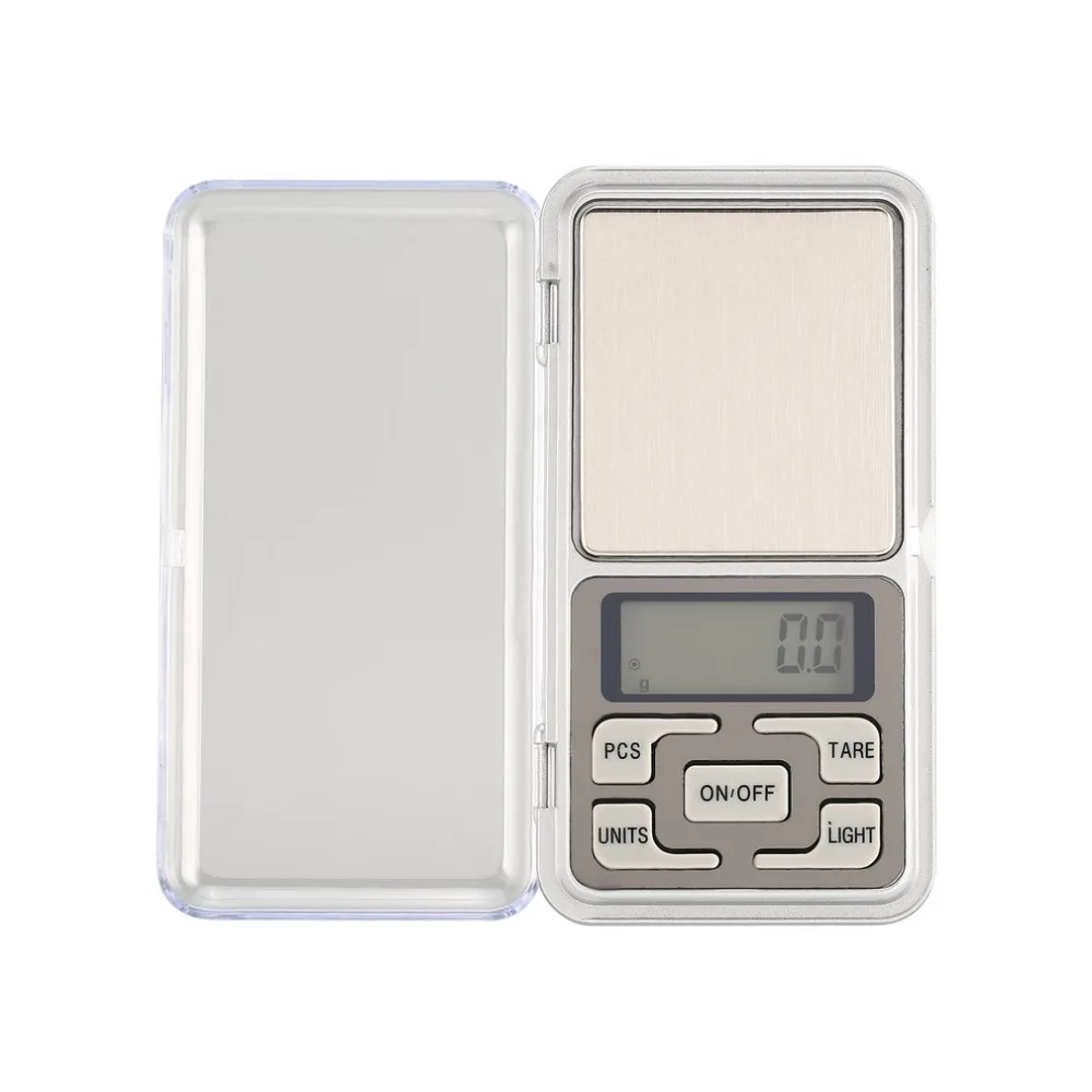 

Mini Digital Pocket Scale 1000g 0.1g Precision g/tl/oz/ct/gn Weight Measuring for Kitchen Jewellery Gold Tare Weighing