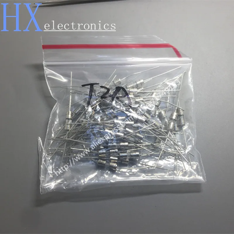 Ceramic insurance tube 3.6X10mm T2A 250V 3.6  10 F2A 0.07yuan_