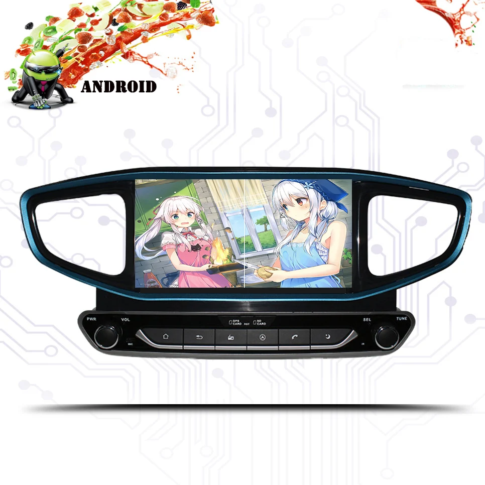 Flash Deal 2 din 4+64GB android 9.0 car dvd for hyundai IONIQ Hybrid 2016 2017 2018 car radio gps navigation stereo Head Unit Tape Recorder 5