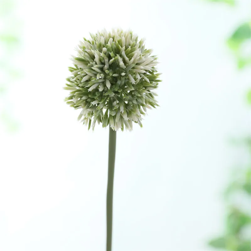 55 см имитация из пластика для лука шар для украшения дома поддельный цветок в горшках Цветочная композиция зеленое растение соответствующие Свадебные украшения - Цвет: white deep green