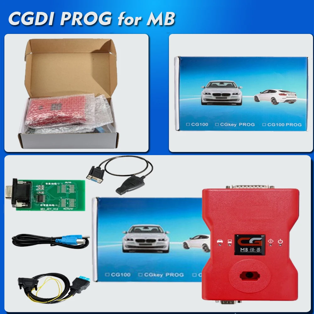 

CGDI Prog Key Programmer for MB Fastest Way via OBD Support All Key Lost with One Free Token Each Day