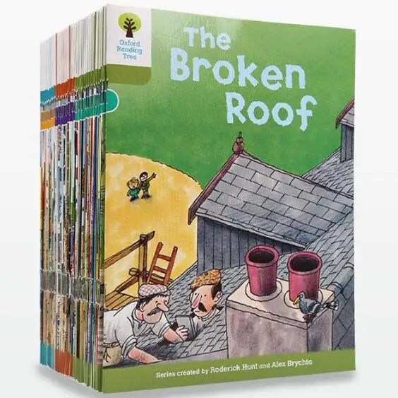 1 set 40 books 7-9 level Oxford reading tree Richer reading learing Helping Child to read Phonics English story Picture book