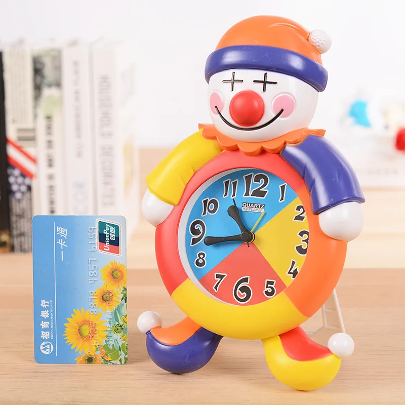 96 шт./лот 39-223 прекрасный цвет цифровой будильник 7246 указатель клоун студенческие прикроватные часы подарок для влюбленных