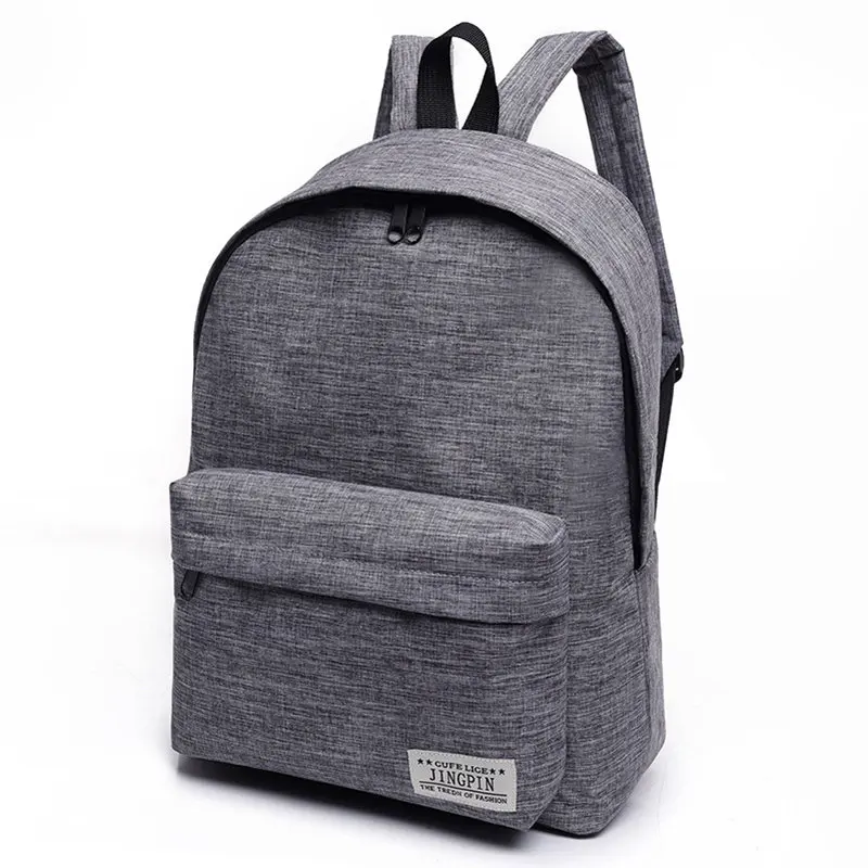 Canvas shoulder bag male school backpacks rucksacks leisure for teenage