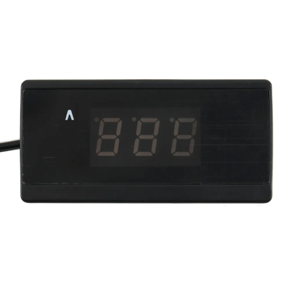 Мини цифровой автоматический термометр измеритель напряжения измеритель с дисплеем внешний датчик температуры 12 В 24 в автомобильный вольтметр аккумулятора