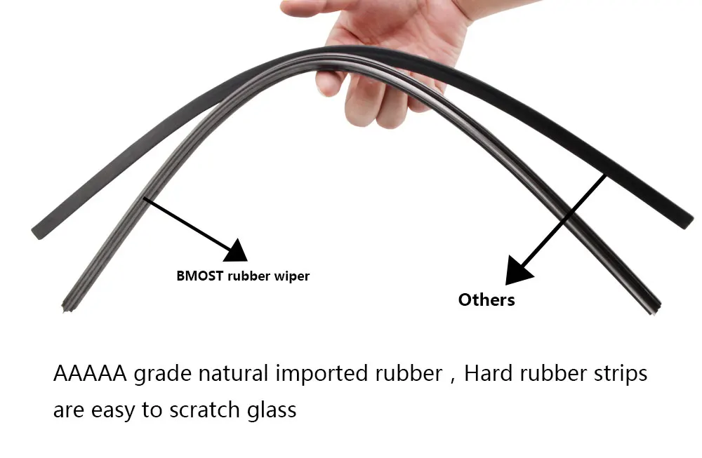 BEMOST автомобильные полосы стеклоочистителя вставка автомобиля Резиновая полоса 1" 16" 1" 18" 1" 20" 2" 22" 2" 26" 28 FR Тип Стеклоочистители Лезвия автомобильные аксессуары