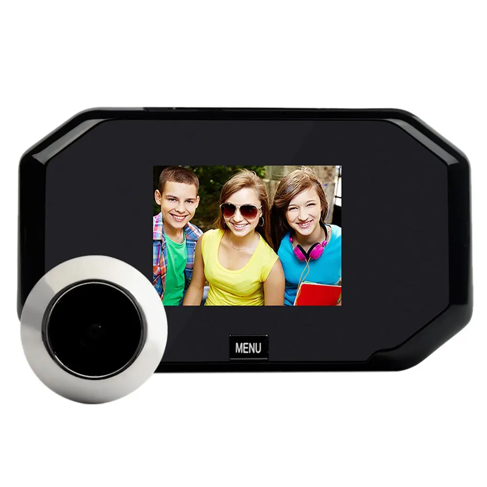 

2 pcs of MOOL 3.0-inch digital doorbell security camera,200-megapixel camera,145 degree wide-angle doorbell security camera