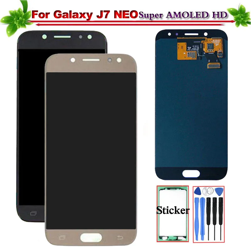 

100% Tested for Samsung Galaxy J7 neo J701 J701F J701M J701MT Lcd Display Touch Screen Digitizer Assembly Replacement 5