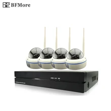 BFMore система видеонаблюдения SONY 1080 P 4ch беспроводной комплект с 8ch NVR Крытый ИК ночного видения ip-камера камера с Wi-Fi система безопасности
