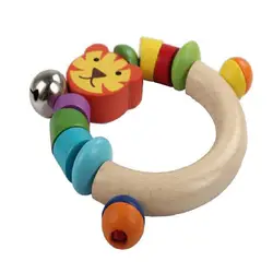 Маленький тигр деревянный детские музыкальные кроватки мобильные игрушки Творческий IQ Развивающие детские игрушки Красочные Детские