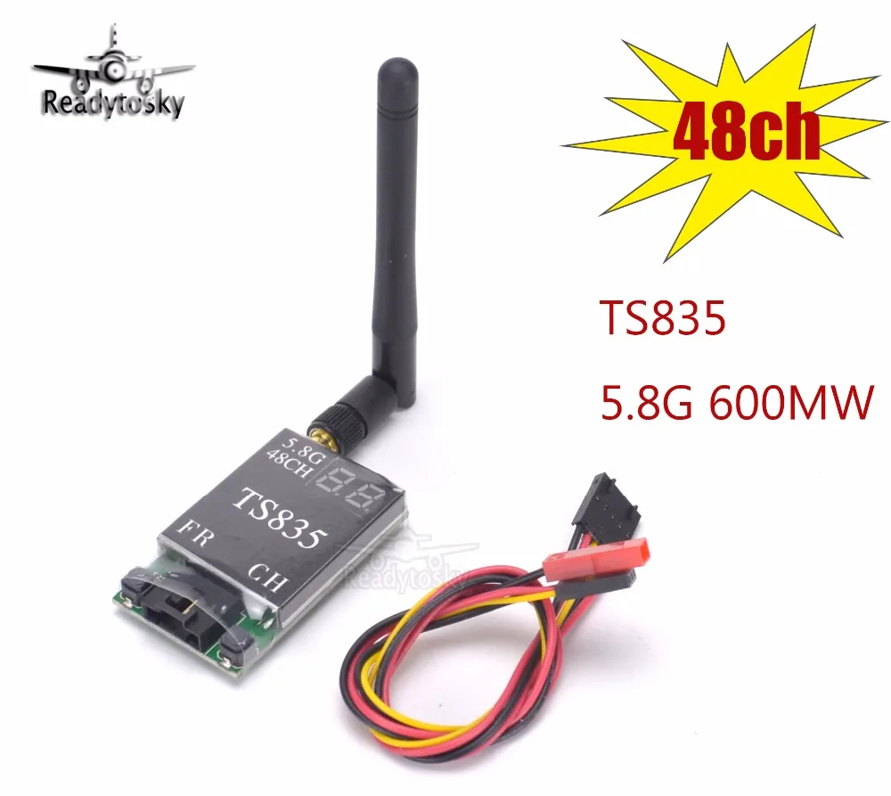 

TS835 FPV 5.8G 600MW 48CH (2-6S) Wireless AV Transmitter Better Than TS832