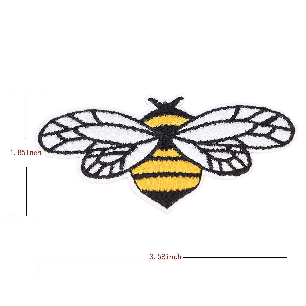 1 шт. патчи с пчелами вышитая термоклейкая нашивка для одежды наклейка сумки брюк