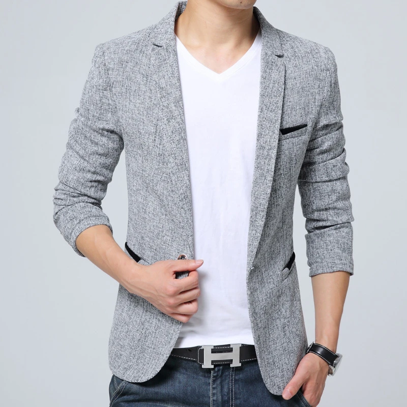 linen blazer mens