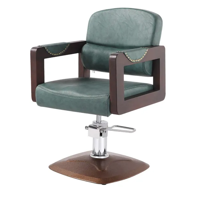 Solid wood hairdressing chair restoring ancient ways. New hair salons