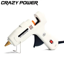 CRAZY POWER 60W/100W Dual Power Electric Heating High Temp Heater Hot Melt Glue Gun Sticks Trigger Art Craft Repair Tool