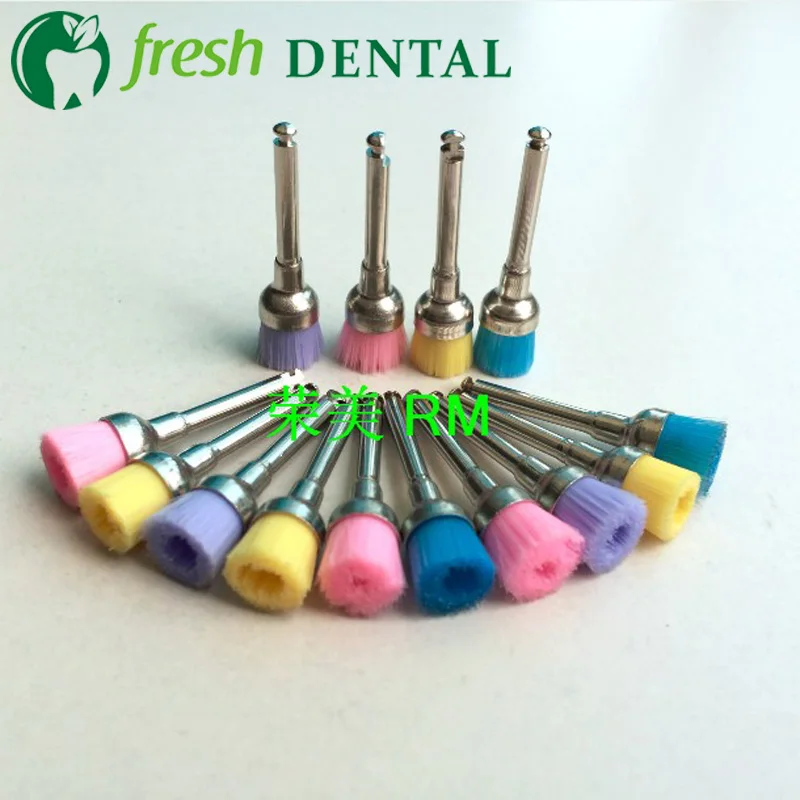 Buy 100pcs Dental polishing brush bowl brush colorfull