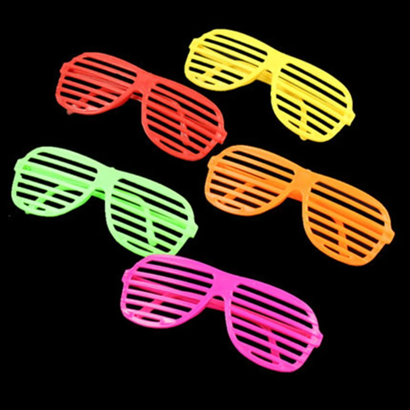 Смешные очки для вечеринки Маска Украшения веер пляж рейв вечерние очки жалюзи Диско клуб подарок