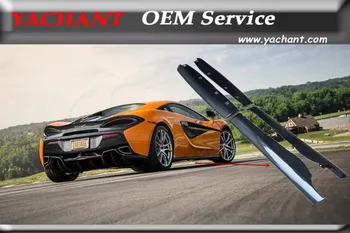 

Car-Styling Carbon Fiber Body Kit Side Skirt Extension 4Pcs Fit For 2016-2017 570S OEM Style Side Skirts Underboard Extension