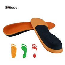 size 41-44 EVA Flat Foot Orthotic insole Arch Support O/X leg Half Shoe Pad Orthopedic Insoles Foot Care for Adult 021