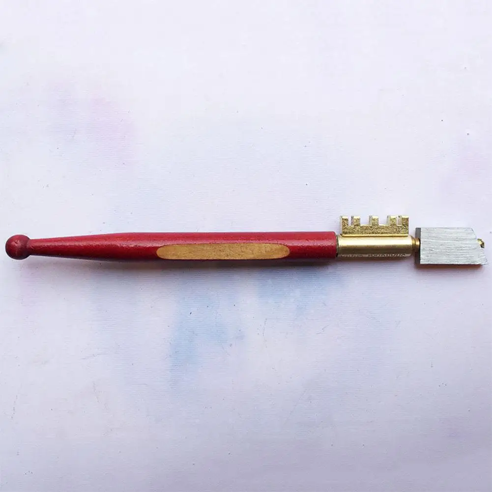 Высококачественный стеклянный алмазный резак портативный алмазный наконечник Деревянная ручка стеклорез строительные инструменты