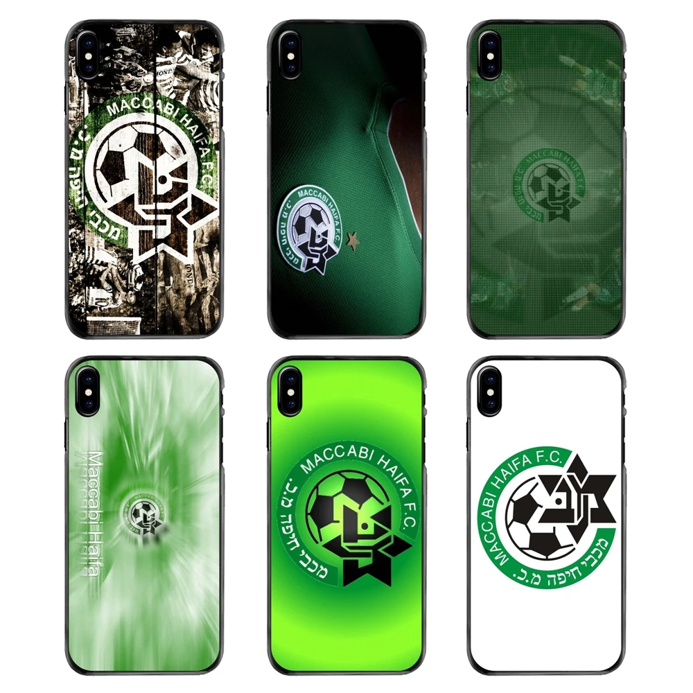 

For Samsung Galaxy Note 2 3 4 5 S2 S3 S4 S5 MINI S6 S7 edge S9 S8 Plus Phone Covers Logo Of Israeli Football Club Maccabi Haifa