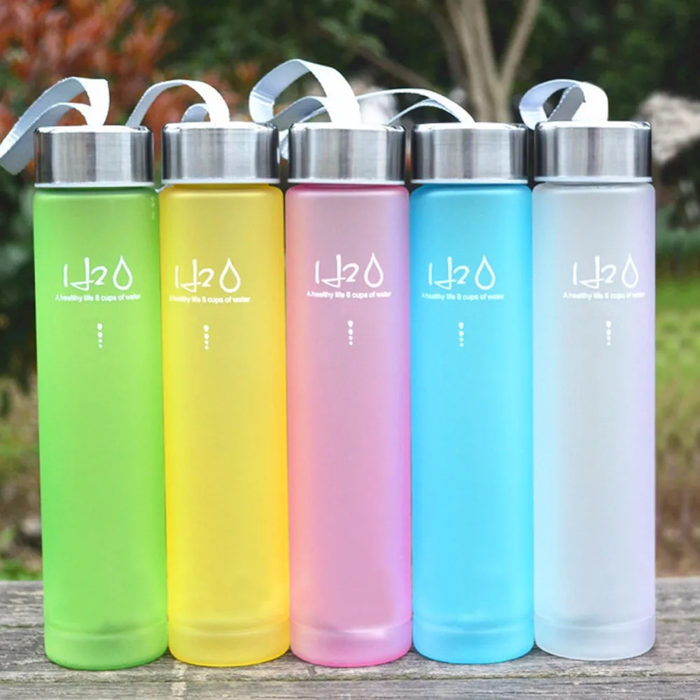 280ML Unbreakable Plastic Water Bottle Portable Bottle for Water Travel