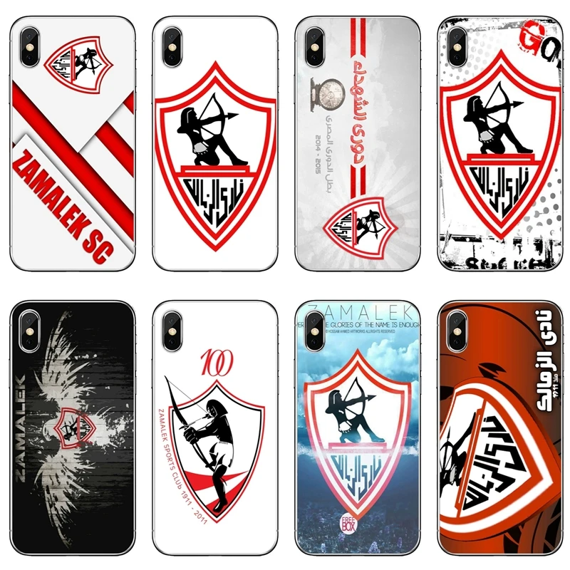 Egypt Zamalek Sc Logo Phone Case For Iphone 8 7 6s 6 Plus Xr X Xs Max Se 5s 5c 5 4s 4 Ipod Touch Soft Cover Phone Case Covers Aliexpress