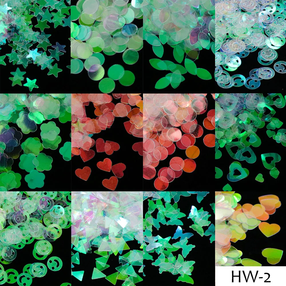 1 Набор ногтей блестки хлопья AB блестки Порошковая голографическая Блестки Треугольник Ромб 3D ультра-тонкий дизайн полировка украшения JIG04