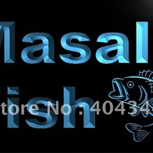 LK702-Masala Fish Ресторан морепродукты светодиодный неоновый свет вывеска домашний декор ремесла
