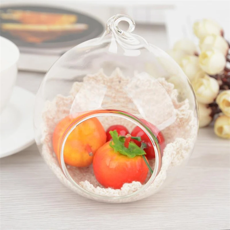 Crystal Glass Hanging Candle Holder Candlestick Home Wedding Party Dinner Decor13