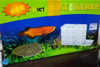 

Rain type biochemical drip filter tank for aquarium three layers and six boxes upper filter DUCK 45cm