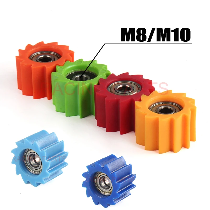 

Free Shipping 8mm 10mm Drive Chain Pulley Roller Slider Tensioner Wheel Guide Fit Dirt Bike Motorcycle Quad ATV CRF