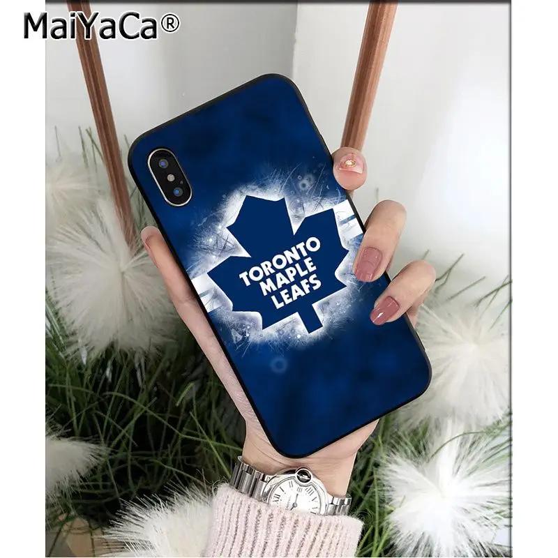 MaiYaCa Toronto Maple Leafs ТПУ Мягкий силиконовый чехол для телефона чехол для iPhone X XS MAX 6 6s 7 7plus 8 8Plus 5 5S SE XR - Цвет: A12