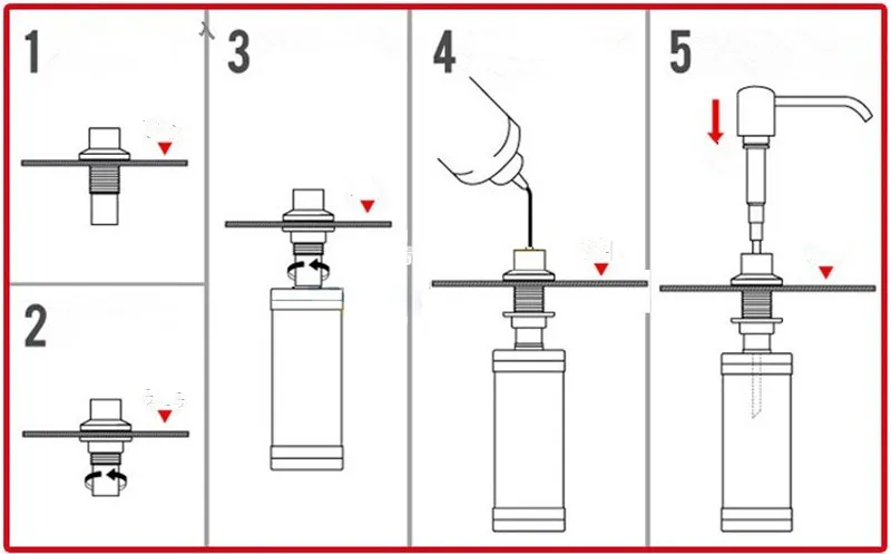 Kitchen Lotion Liquid Dispenser
