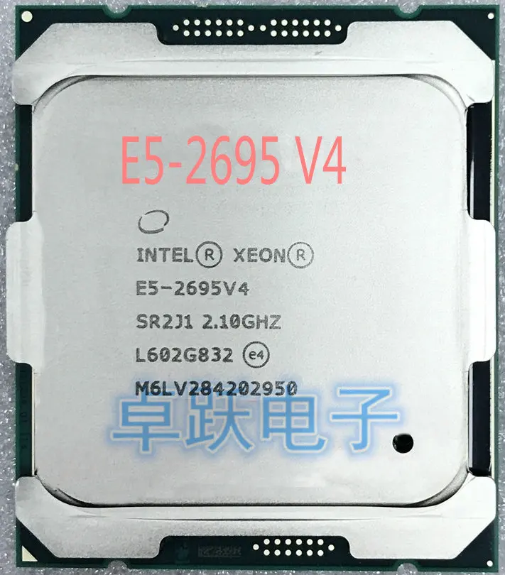Оригинальный процессор Intel Xeon E5 2695 V4 2 1 ГГц 45M 18 Core 120 Вт 14 нм|intel xeon|xeon e5intel xeon e5 |