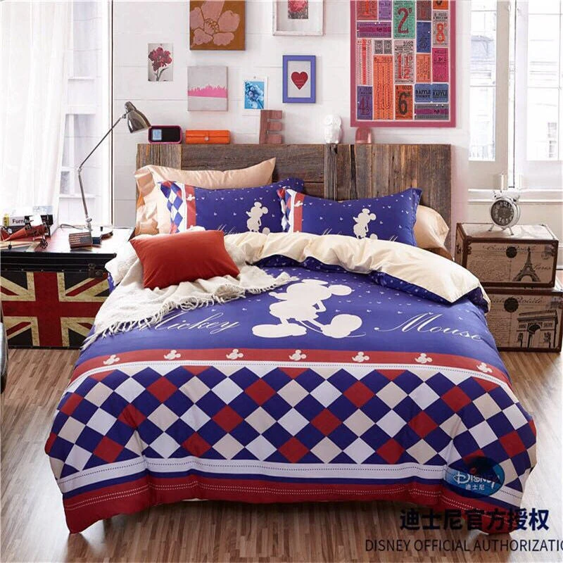 

2019 new Cotton Cartoon Blue Boy Bed Cover Bedding Set Twin Queen Duvet Cover Set Boy Gift Children Bedroom Decor Birthday Gift
