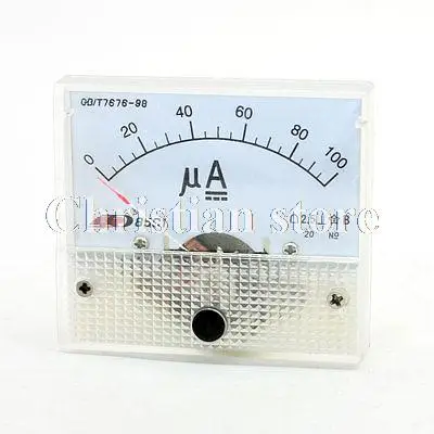 DC 100uA Analog AMP Current Panel Meter Ammeter 85C1 | Инструменты