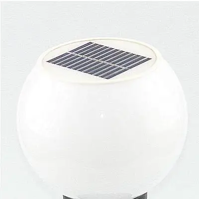 Открытый Глобус Диаметр 250 мм 1,2 Вт 6 в 1200 мАч Солнечный пост светильник, столб лампы, уличный светильник ing с патроном из нержавеющей стали