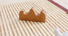 Bamboo Brush Resting Chinese Calligraphy Painting Wood Pen Holder 4pcs/lot